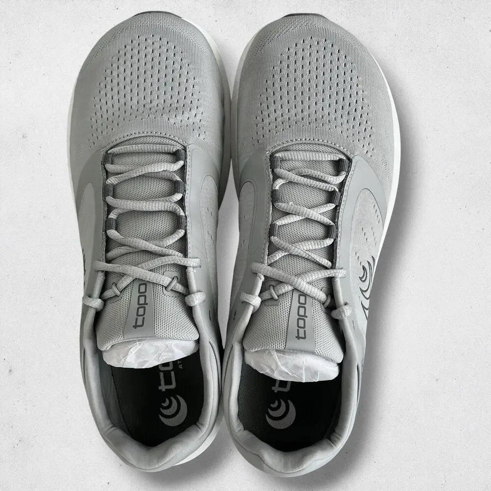 Topo Mens 11.5 Running Shoes ST-5 Gray Athletic Minimalist Zero Drop Lightweight